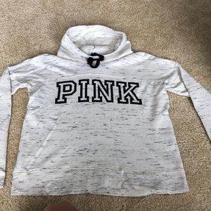 pink hoodie